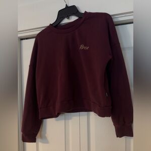 RVCA Burgundy Sweatshirt